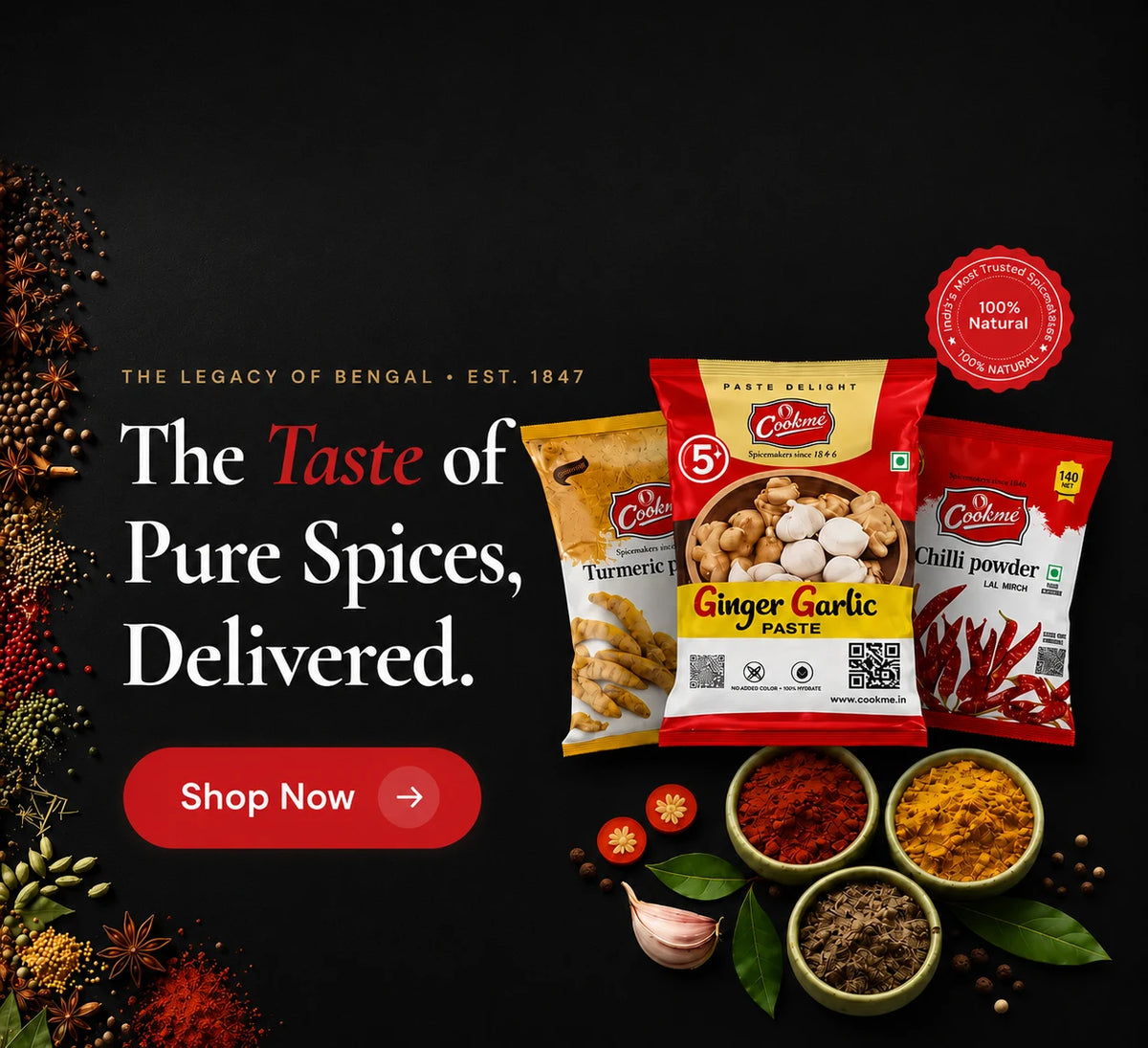 The Taste ofPureSpices,Delivered.